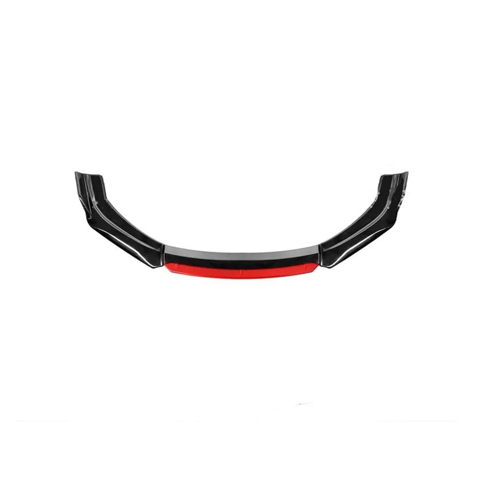 Frontspoiler Auto Front Lip Bumper Spoiler Diffusor Körper Modifikation Kollision Und Kratzfestigkeit Externes Zubehör Helles Schwarz Spoilerlippe(Black red Head) von ODKBFG