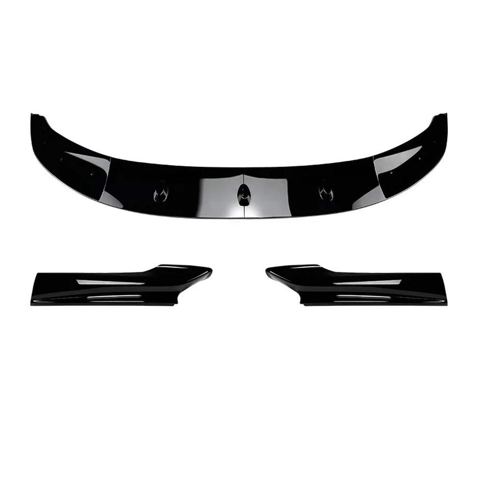 Frontspoiler Auto Front Stoßstange Lip Body Kit Spoiler Splitter Stoßstange Canard Lip Splitter Zubehör Für 5 Series F10 F11 Sport 2011-2017 Spoilerlippe(Gloss Black) von ODKBFG
