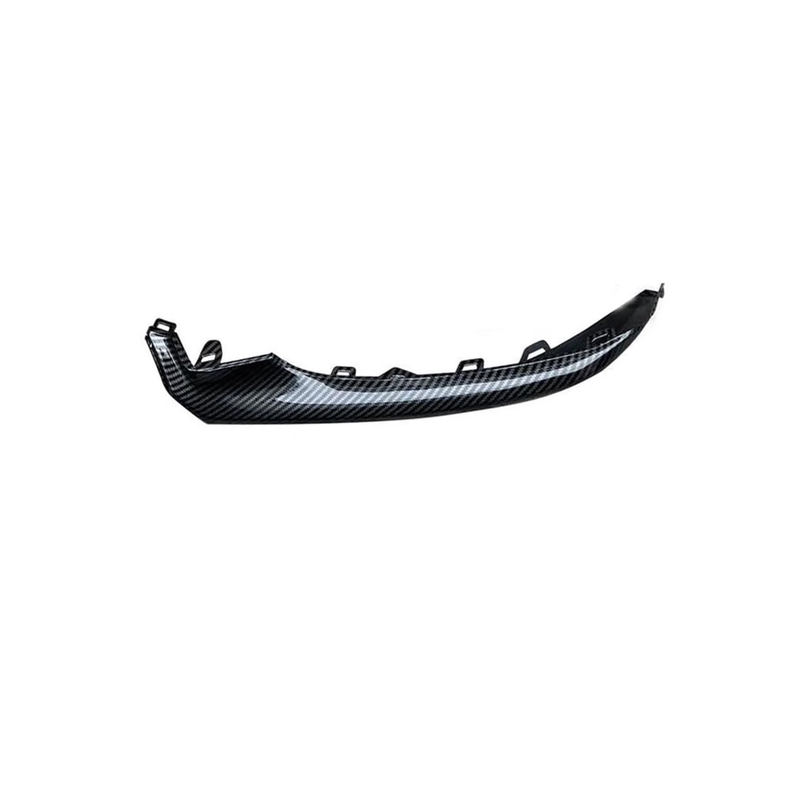 Frontspoiler Auto Front Stoßstange Splitter Lip Grille Untere Zierleiste Diffusor Abdeckung Links/Rechts/Mitte Für Toyota Für Camry SE Für XSE 2018-2020 Spoilerlippe(Carbon Fiber Style l) von ODKBFG