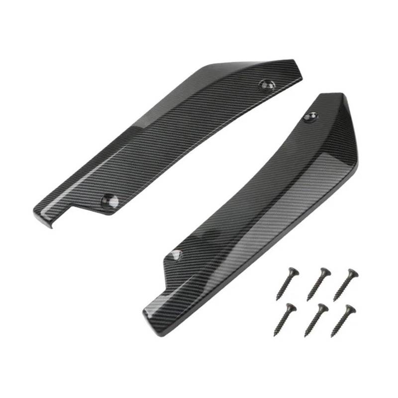 Frontspoiler Auto Vorne Hinten Stoßstange Streifen Lip Spoiler Diffusor Splitter Kratzschutz Winglets Seitenschweller Verlängerung Carbon Fiber Spoilerlippe(Kohlefaser) von ODKBFG