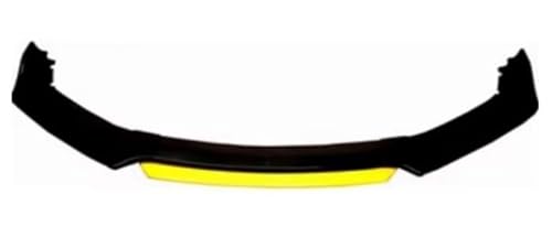 Frontspoiler Autozubehör Body Kit Fünf Farboptionen Modifizierte Sport-Außenteile Tuning 4-teilige Frontstoßstangenlippe Für Hyundai I20 Spoilerlippe(Gelb) von ODKBFG