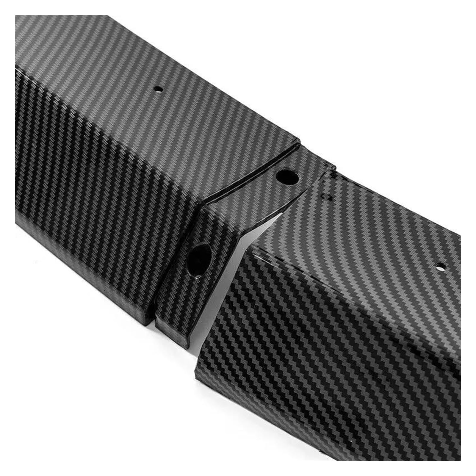 Frontspoiler Autozubehör Carbon-Faser-Look Frontstoßstange Lippe CS Style Splitter Diffusor Spoiler Für M3 F80 M4 F82 F83 2015-2020 Spoilerlippe(Glossy Black) von ODKBFG