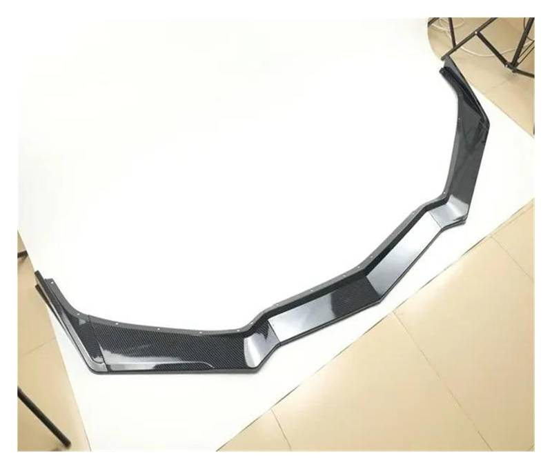 Frontspoiler Autozubehör Carbon Look Spoiler Diffusor Splitter Für Chevrolet Für Corvette C8 2020 2021 2022 2023 Frontschürze Lip Spoilerlippe(Kohlefaser-Optik) von ODKBFG