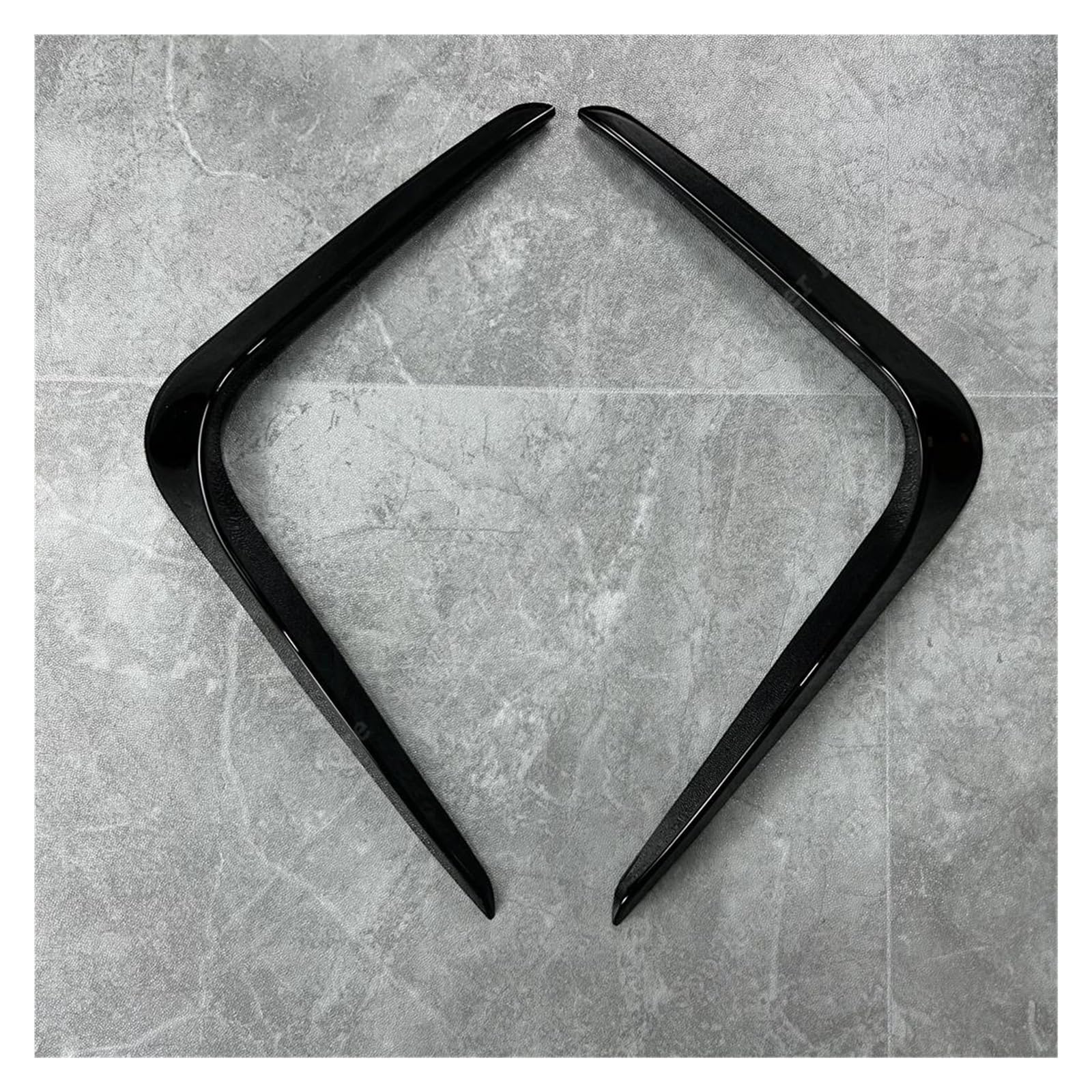 Frontspoiler Frontlippe Stoßstange Spoiler Seitensplitter Air Vent Grille Body Kit Für G24 G26 I4 M50 4er 4-Türer Für Gran Für Coupe 2021-2023+ ABS Spoilerlippe(Gloss Black) von ODKBFG