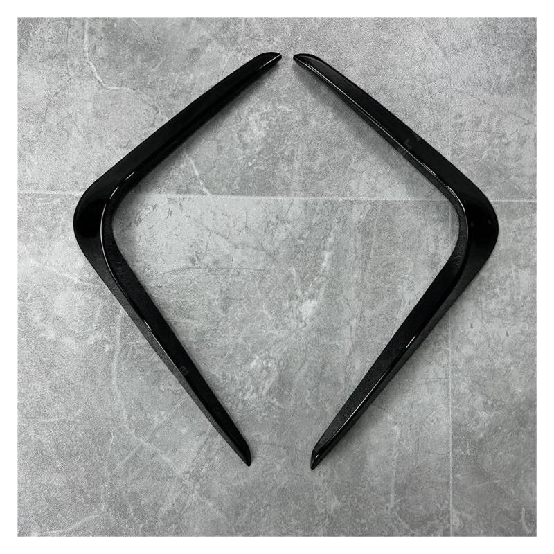 Frontspoiler Frontlippe Stoßstange Spoiler Seitensplitter Air Vent Grille Body Kit Für G24 G26 I4 M50 4er 4-Türer Für Gran Für Coupe 2021-2023+ ABS Spoilerlippe(Gloss Black) von ODKBFG