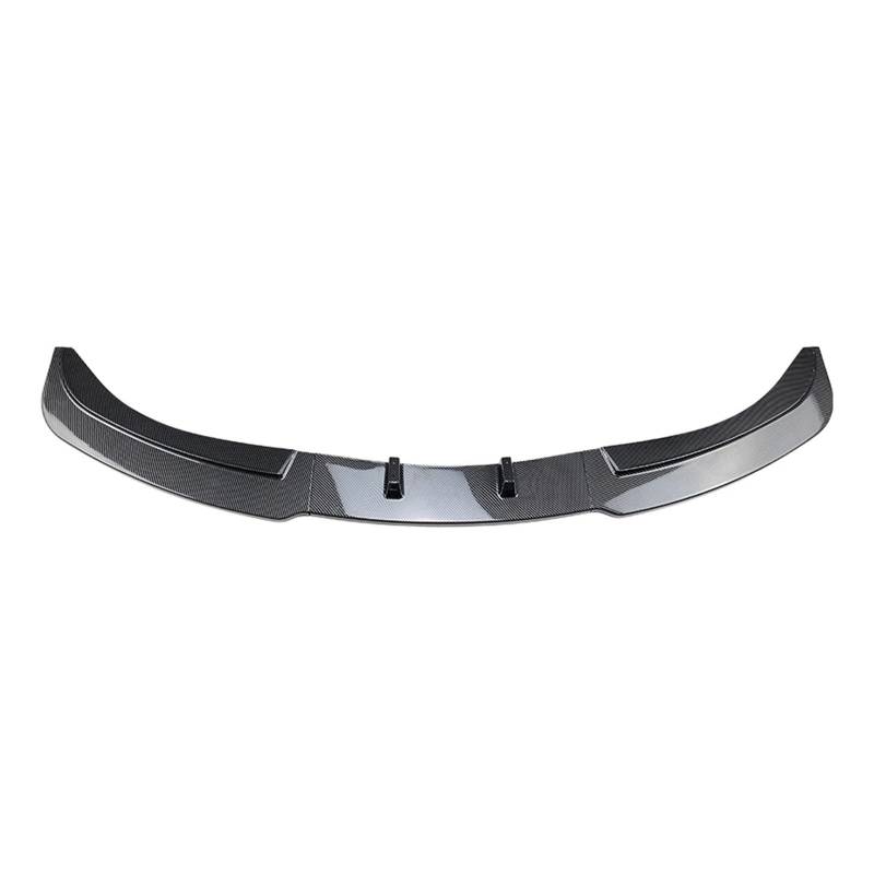 Frontspoiler Frontspoilerlippe Für 3er E90 E91 2005-2008 320i 330i Basislimousine Unterer Splitter Glanzschwarz Carbonfaser-Look Spoilerlippe(Kohlefaser-Optik) von ODKBFG