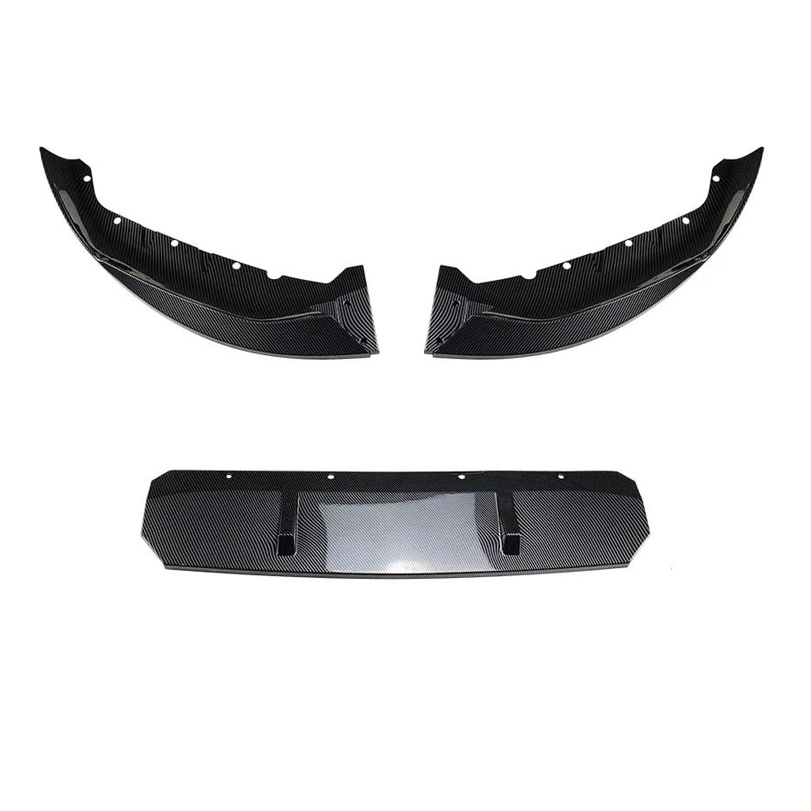 Frontspoiler Frontspoilerlippe Unterkörper-Kit Diffusor Splitter Tuningschutz Für 5er G30 525i 530i Sport 2021+ Spoilerlippe(Carbon Look) von ODKBFG
