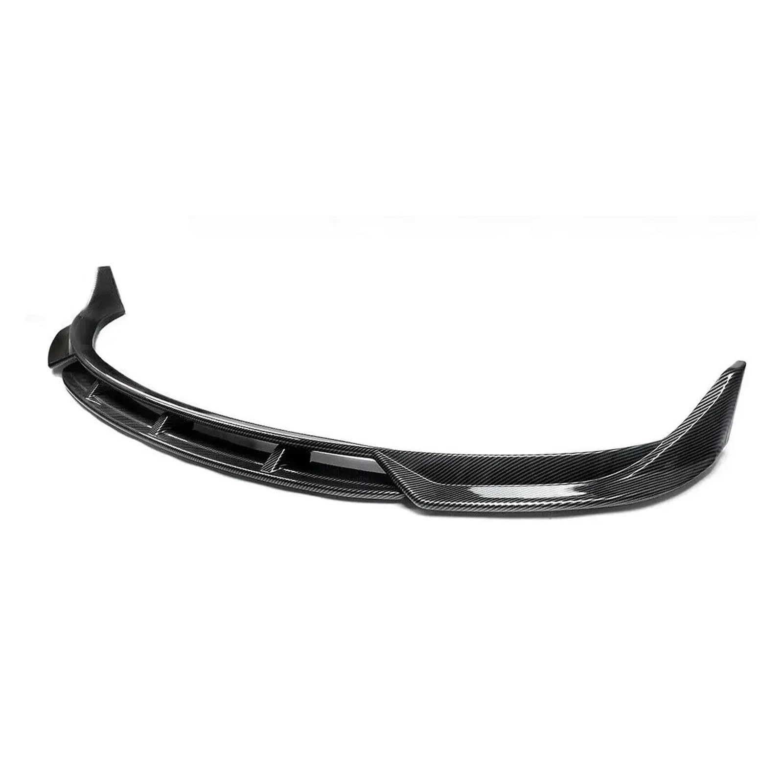 Frontspoiler Frontstoßstangenlippe Bodykit Splitter Diffusor Spoiler Tuning-Zubehör Glänzende Schwarze Kohlefaser Für Tesla Für Modell 3 2017–2023 Spoilerlippe(Glossy Black) von ODKBFG