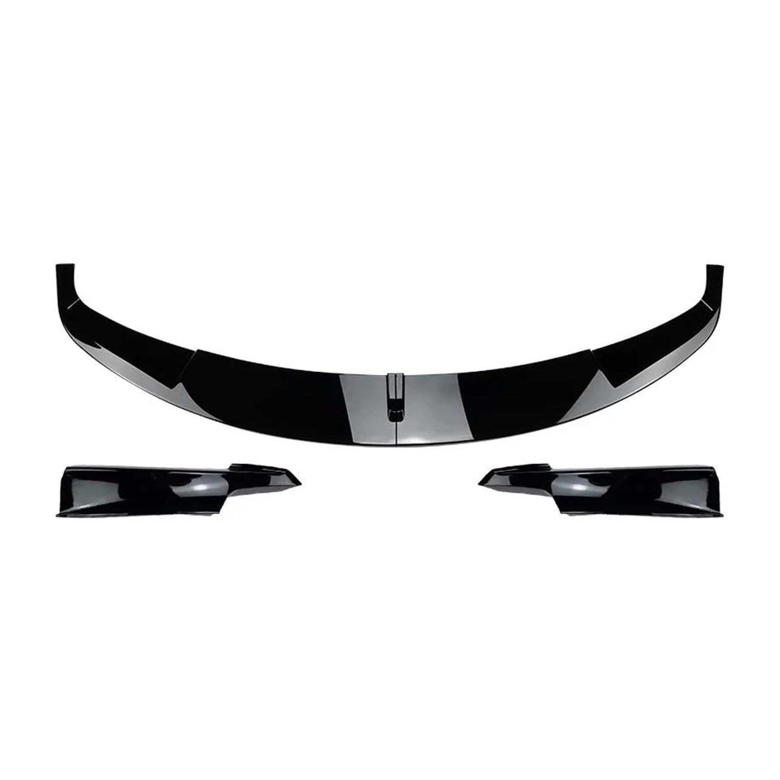 Frontspoiler Frontstoßstangenlippe Bodykit Spoilersplitter Stoßstangen-Canard-Lippensplitter Zubehör Für 3er-Serie F30 F31 Tech 320i 2013–2019 Spoilerlippe(Gloss Black) von ODKBFG