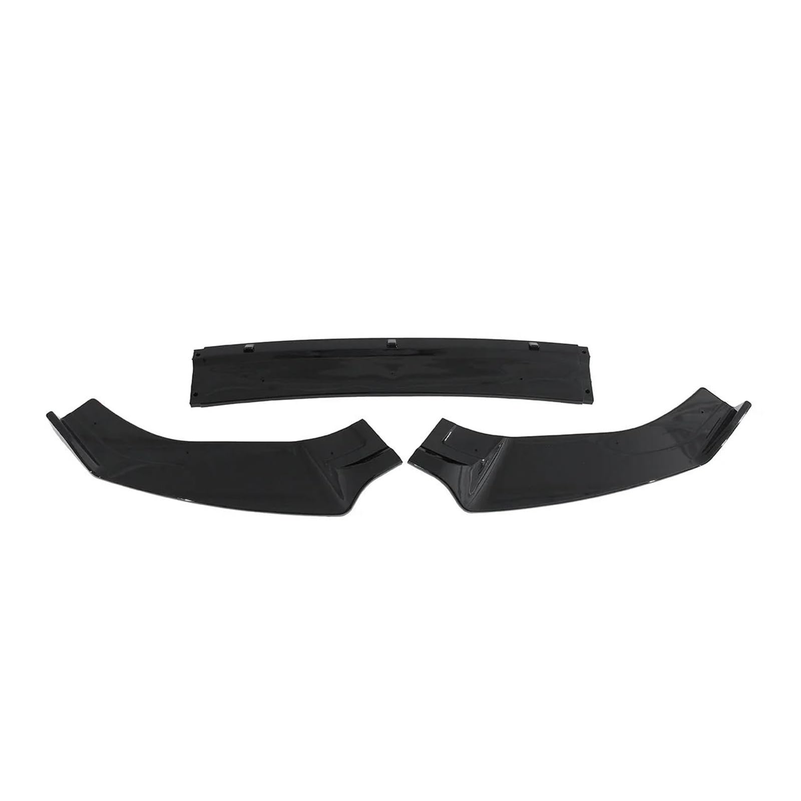 Frontspoiler Frontstoßstangensplitterlippe Autospoiler-Diffusor Schutzabdeckung Für VW Für Golf 7 Facelift MK7.5 R Für GTI Für GTD Für GTE Für R-Linie 2014–2019 Spoilerlippe(Glossy Black) von ODKBFG