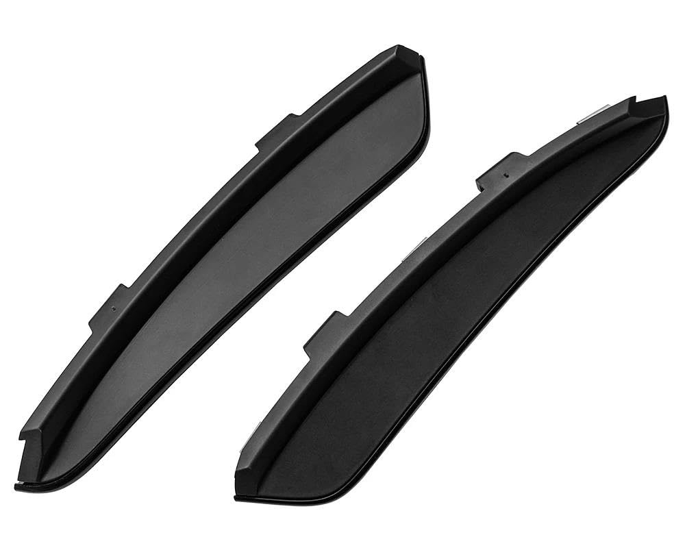 Frontspoiler Frontstoßstangenverkleidung Spoileraufkleber Kotflügel-Canards-Flossen Für Benz Für A-Klasse W177 A180 A200 A220 A250 A35 2019 2020 2021+ Spoilerlippe(Glossy Black Front) von ODKBFG
