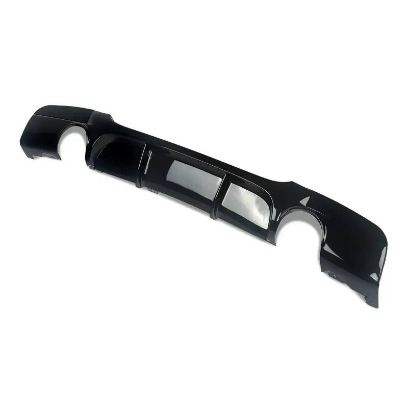 Frontspoiler Für 3er 325i 335i E90 E91 Sport 2005-2013 Heckstoßstangen-Diffusorlippe, Glänzend Schwarz, Carbonfaser-Stil Spoilerlippe(Glossy Black) von ODKBFG