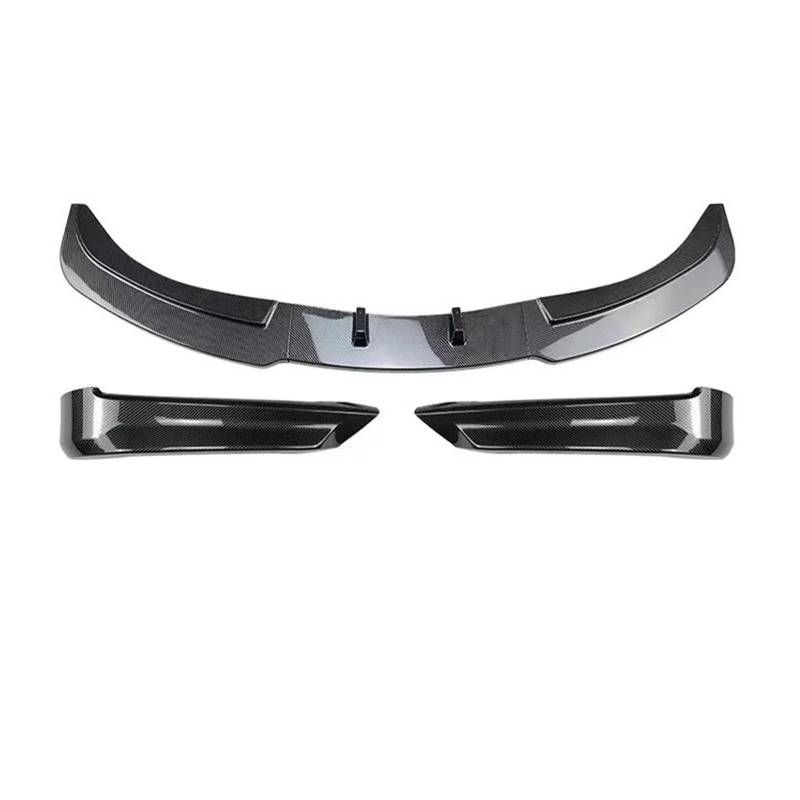 Frontspoiler Für 3er E90 E91 Für Frühen 320i 325i 2005-2008 Frontspoilerlippe Splitter Diffusor Body Kit Spoiler Stoßstangenschutz Schutzfolie Spoilerlippe(Carbon Look Set) von ODKBFG