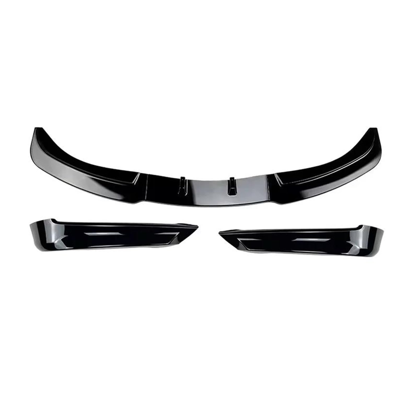 Frontspoiler Für 3er E90 E91 Für Frühen 320i 325i 2005-2008 Frontspoilerlippe Splitter Diffusor Body Kit Spoiler Stoßstangenschutz Schutzfolie Spoilerlippe(Gloss Black Set) von ODKBFG