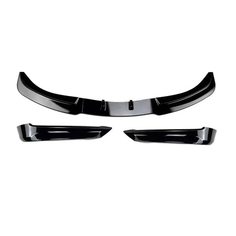 Frontspoiler Für 3er E90 E91 Für Frühen 320i 325i 2005-2008 Frontspoilerlippe Splitter Diffusor Body Kit Spoiler Stoßstangenschutz Schutzfolie Spoilerlippe(Gloss Black Set) von ODKBFG
