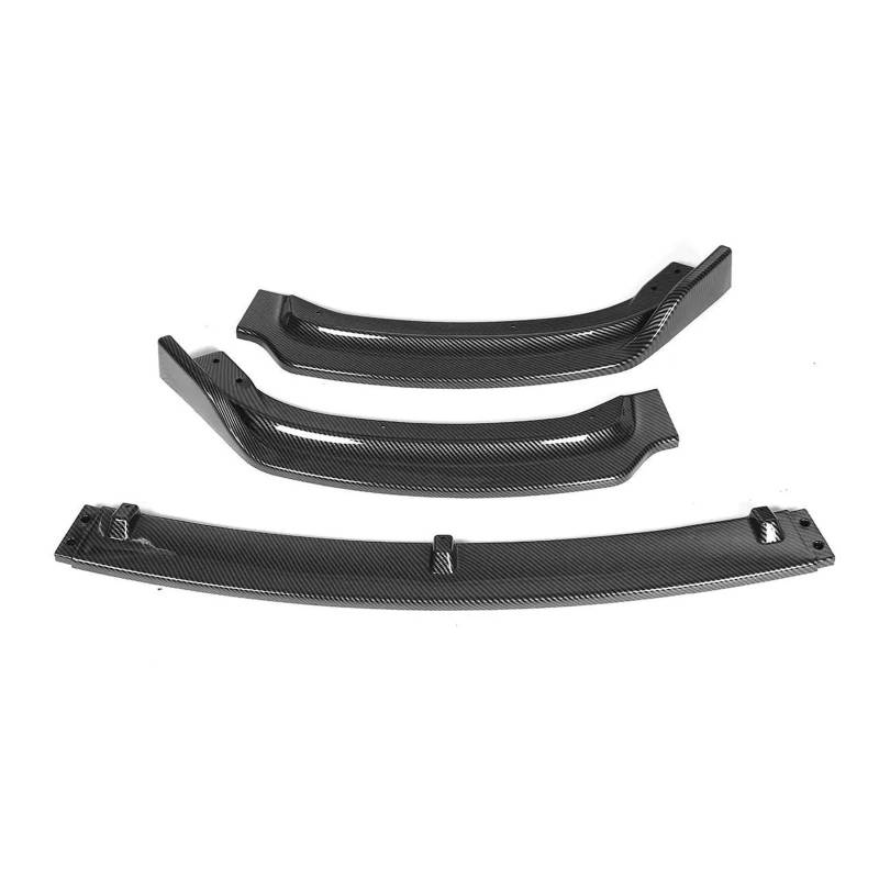 Frontspoiler Für 3er F30 F35 2016 2017 2018 2019 ABS Auto Frontstoßstange Splitter Lip Spoiler Diffusor Schutz Abdeckung Body Kit Spoilerlippe(Kohlefaser-Optik) von ODKBFG