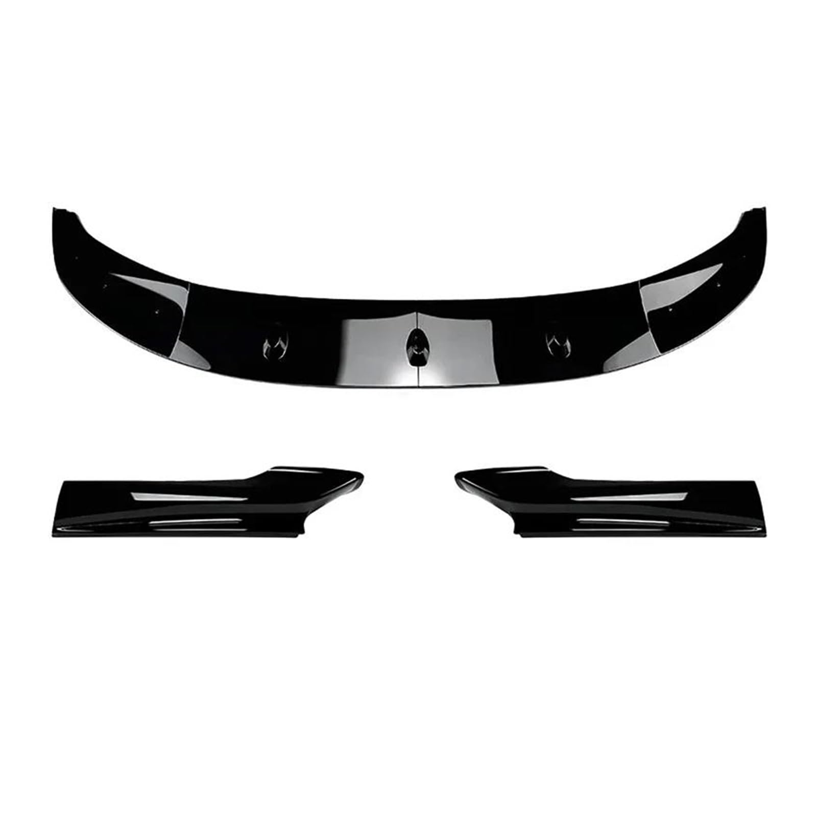 Frontspoiler Für 5 Series F10 F11 Sport 2011-2017 Frontschürze Lip Body Kit Spoiler Diffusor Stoßstange Schutz Schutz Spoilerlippe(Gloss Black) von ODKBFG