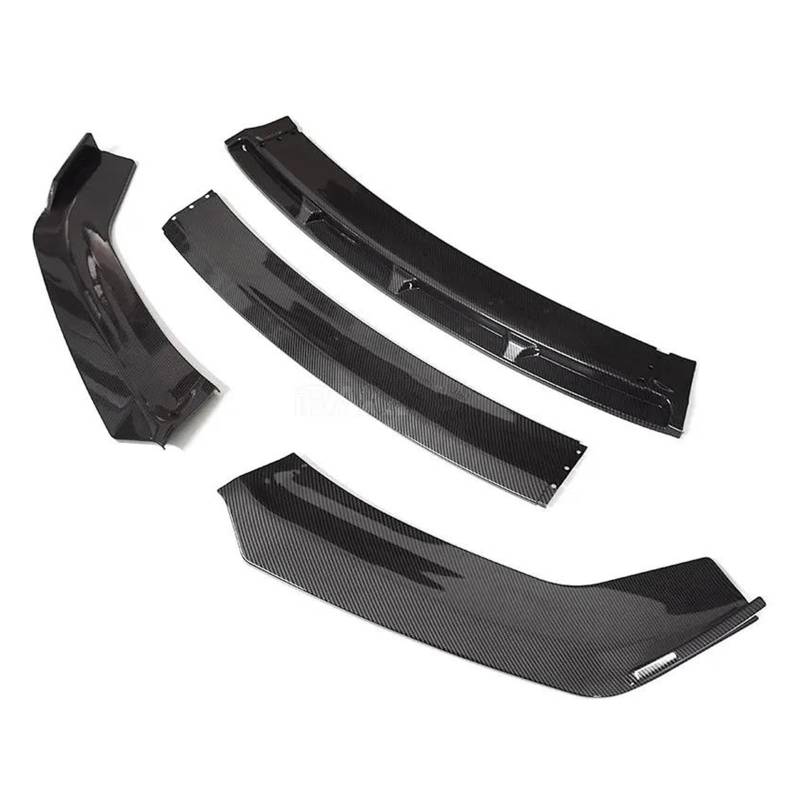 Frontspoiler Für A4 B8 S4 2008-2013 Frontschürze Spoiler Schutz Platte Lip Typ DGS Carbon Oberfläche Kinn Schaufel Körper Kit Splitter Spoilerlippe(Pure Carbon Surface) von ODKBFG