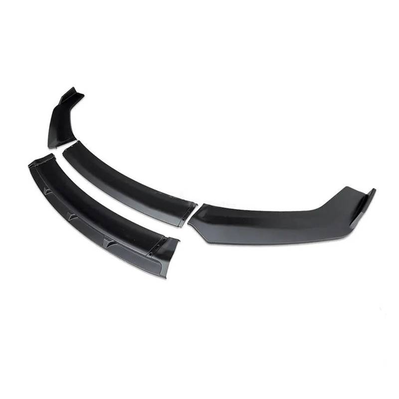 Frontspoiler Für A4 B8 S4 2008-2013 Frontschürze Spoiler Schutz Platte Lip Typ DGS Carbon Oberfläche Kinn Schaufel Körper Kit Splitter Spoilerlippe(Pure Matt Black) von ODKBFG