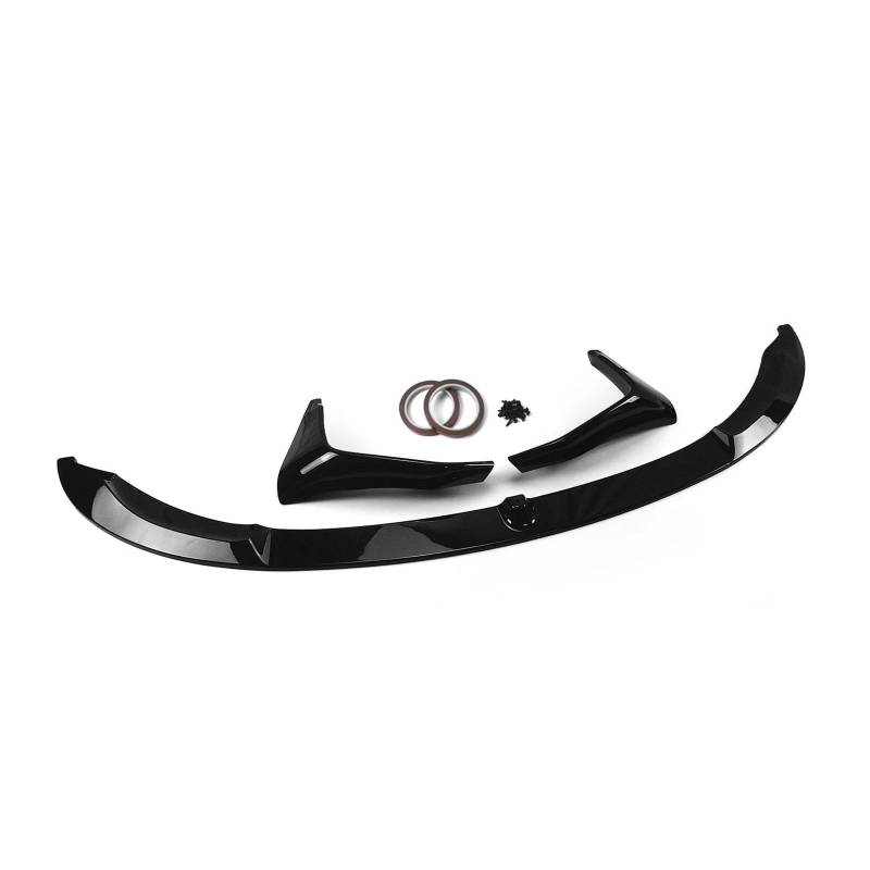 Frontspoiler Für F80 M3 F83 F82 M4 2015-2020 Frontspoilerlippe Unterer Seitenlüftungshaubendeckel Splitter Body Kit Spoilerlippe(Glossy Black) von ODKBFG