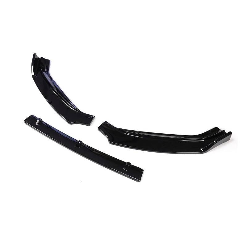 Frontspoiler Für Golf 7 7.5 MK7 Für GTI Body Kit Spoiler Splitter Diffusor Schwarz Carbon Fiber Canard Splitter ABS Kunststoff Auto Vorne Hinten Stoßstange Lip Spoilerlippe(Carbon Front Bumper) von ODKBFG