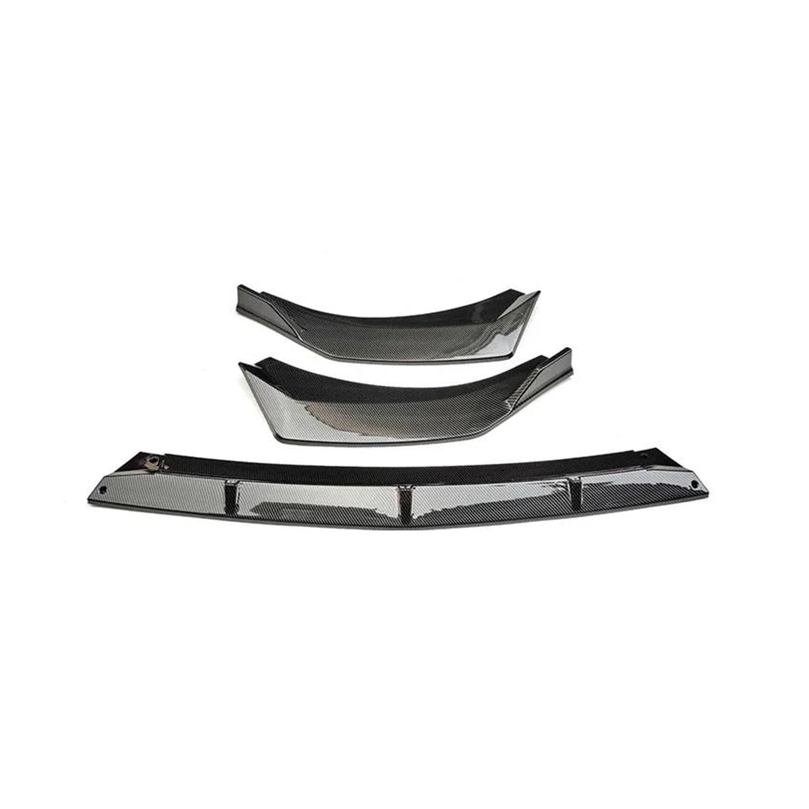 Frontspoiler Für Hyundai Für Elantra CN7 2020 2021 Front Stoßstange Splitter Lip Diffusor Spoiler Rock Körper Kit Dekorative Streifen Schaufel Spoilerlippe(Carbon Surface) von ODKBFG