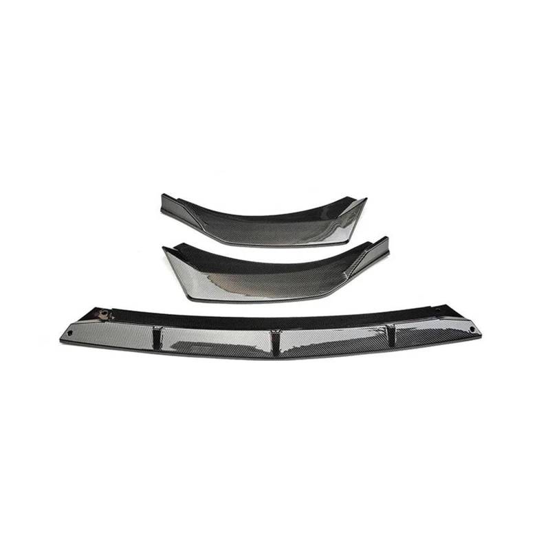 Frontspoiler Für Hyundai Für Elantra CN7 2020 2021 Front Stoßstange Splitter Lip Diffusor Spoiler Rock Körper Kit Dekorative Streifen Schaufel Spoilerlippe(Carbon Surface) von ODKBFG