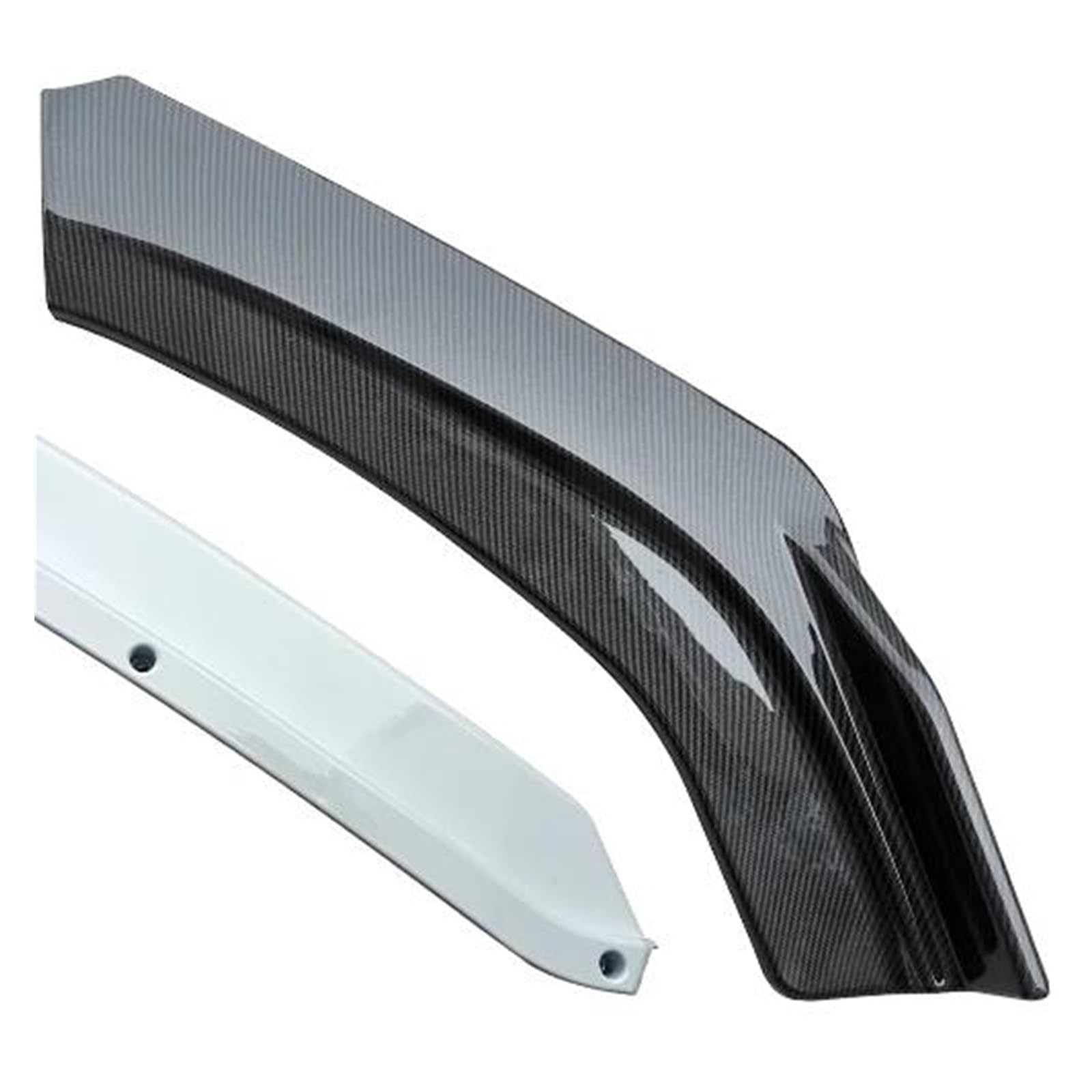 Frontspoiler Für Kia Für Optima K5 2014-2017 Frontschürze Spoiler Schutz Platte Lip Body Kit Carbon Oberfläche Kinn Schaufel Kontrast Farbe Design Spoilerlippe(Carbon Surface-White) von ODKBFG