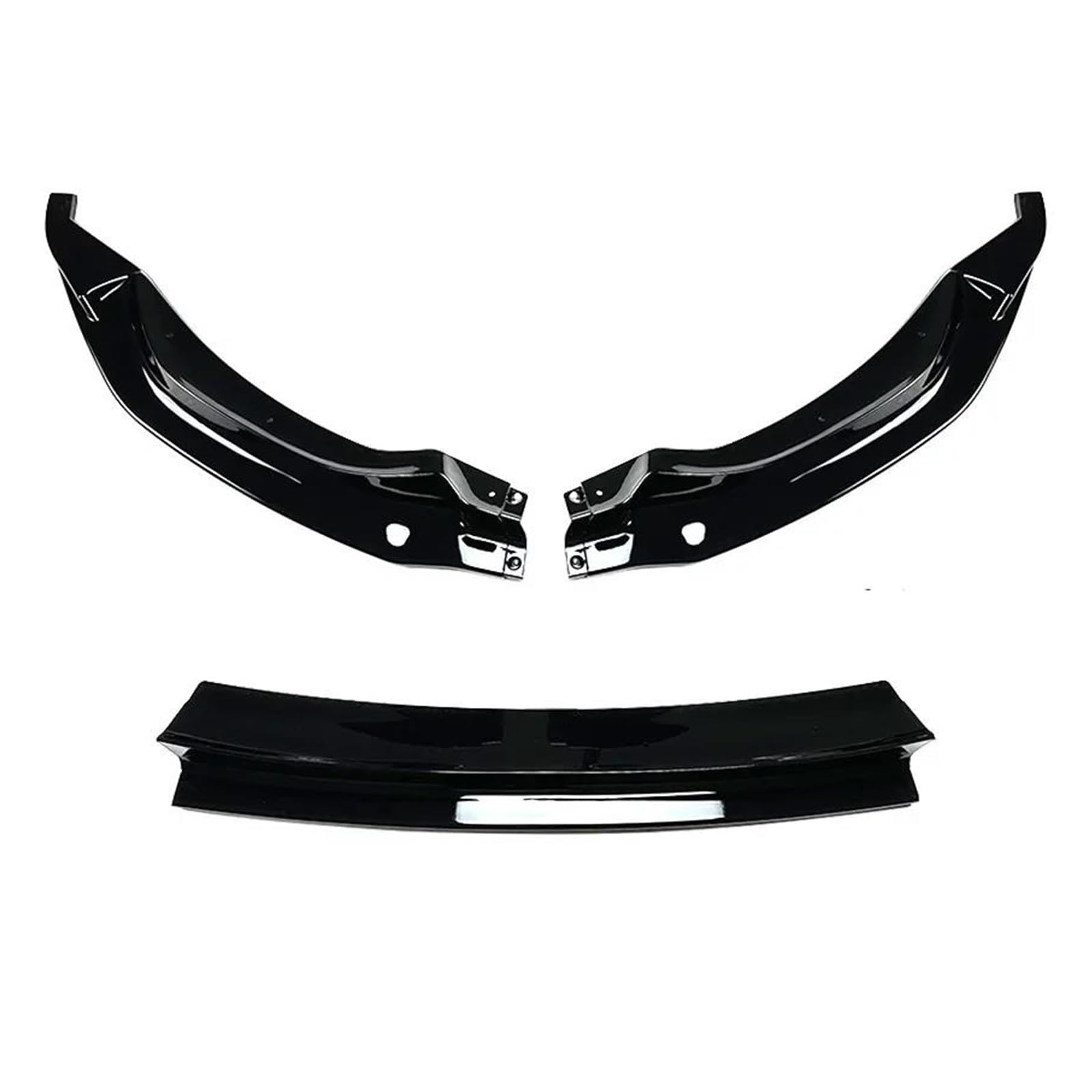 Frontspoiler Für M3 F80 M4 F82 F83 2015-2020 Frontschürze Lip Spoiler Splitter Auto Diffusor Splitter Abdeckung Gurad Körper Kits Spoilerlippe(Gloss Black) von ODKBFG