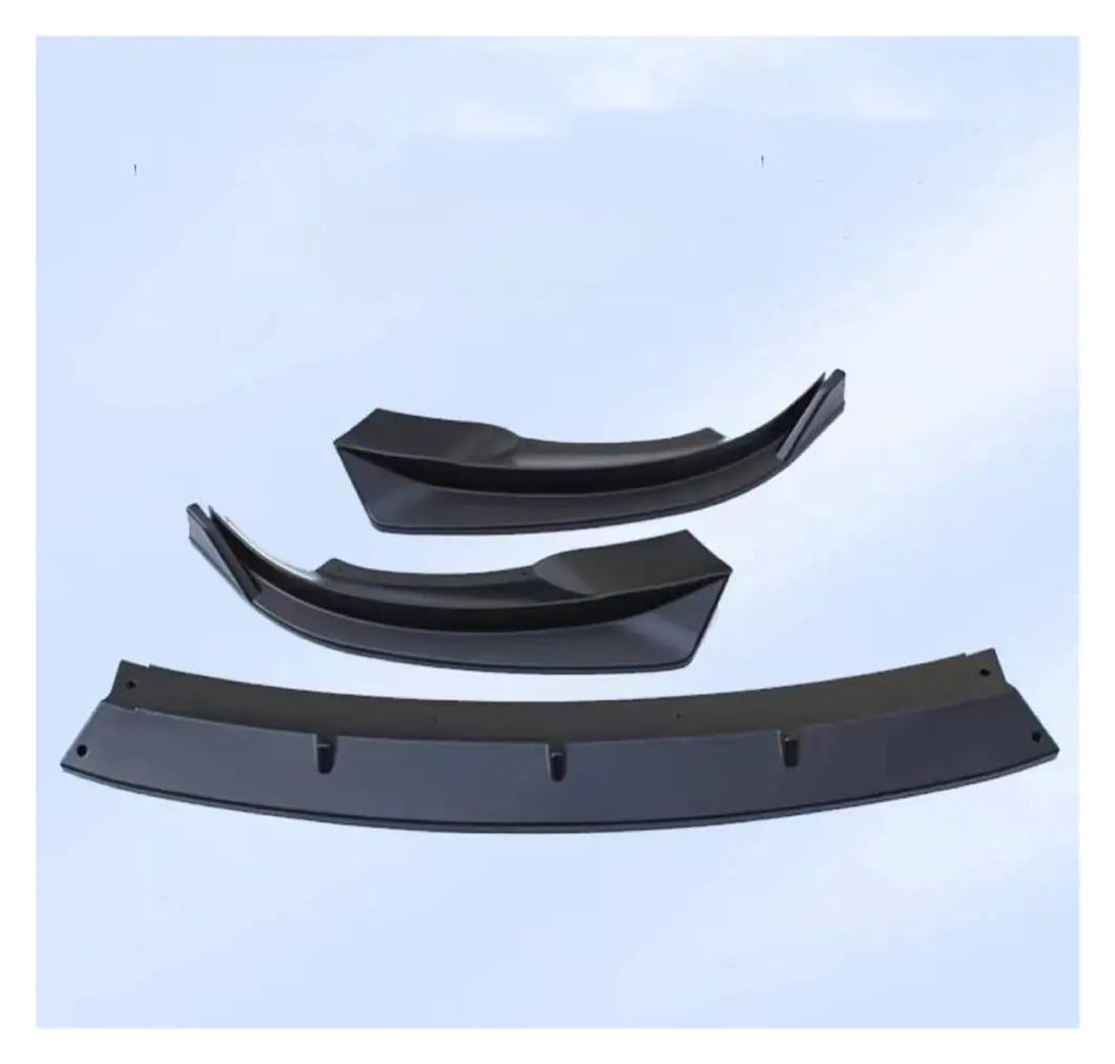 Frontspoiler Für Tesla Für Modell 3 2023 Y 2024 Frontspoilerlippe Spoiler Vorderer Unterer Stoßfänger Modifikation Schutzabdeckung Carbon Black Body PP Spoilerlippe(Y Matte Black) von ODKBFG