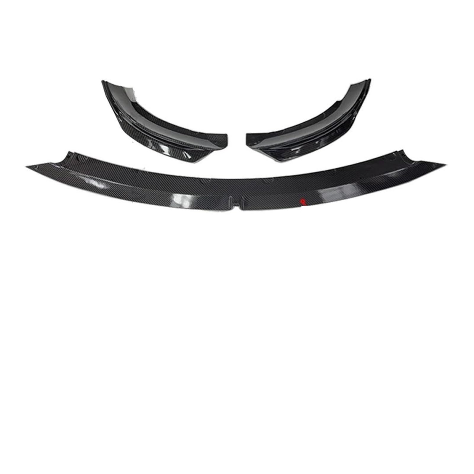 Frontspoiler Für Tesla Für Modell 3 Y 2017+ 2019 2020 2021 2022 2023 Frontschürze Lippe Kinn Diffusor Body Kit Spoiler Deflektor Tuning Zubehör Spoilerlippe(3 Carbon Black) von ODKBFG