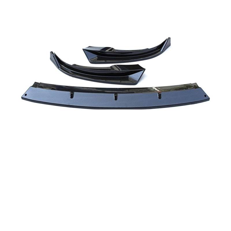 Frontspoiler Für Tesla Für Modell 3 Y 2017+ 2019 2020 2021 2022 2023 Frontschürze Lippe Kinn Diffusor Body Kit Spoiler Deflektor Tuning Zubehör Spoilerlippe(Y Carbon Black) von ODKBFG