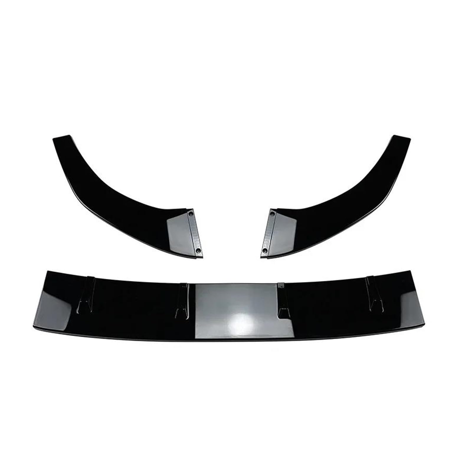 Frontspoiler Für VW Für Golf 8 MK8 Für GTI Für GTD Für GTE Für Line 2020-2023 Auto Front Stoßstange Lip Splitter Tuning Spoiler Splitter Canard Lip Spoilerlippe(Gloss Black) von ODKBFG