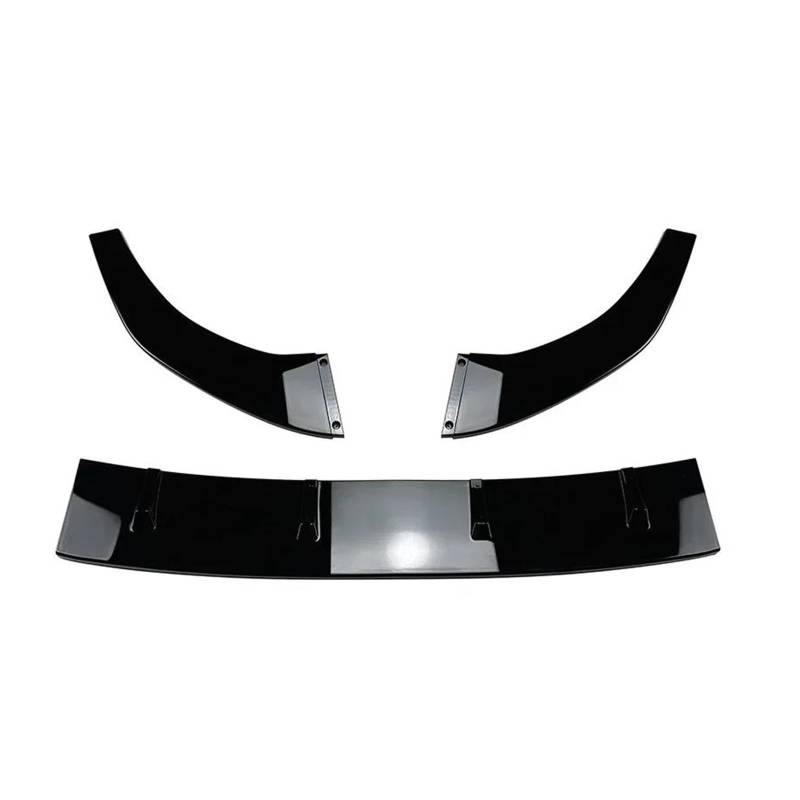 Frontspoiler Für VW Für Golf 8 MK8 Für GTI Für GTD Für GTE Für Line 2020-2023 Auto Front Stoßstange Lip Splitter Tuning Spoiler Splitter Canard Lip Spoilerlippe(Gloss Black) von ODKBFG