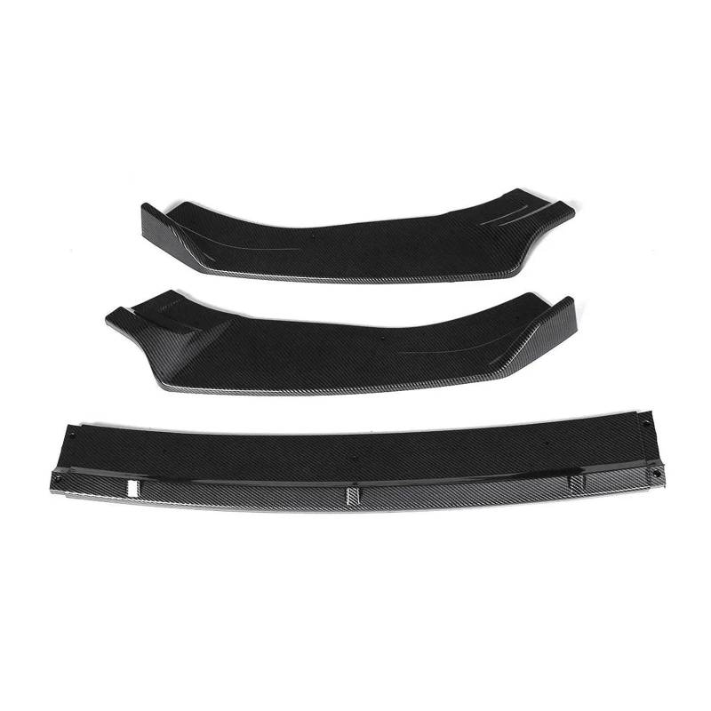 Frontspoiler Für VW Für Golf MK7 MK7.5 Für GTI 2014-2019 Auto Front Stoßstange Splitter Lip Spoiler Body Kit Diffusor Schutz Abdeckung Spoilerlippe(Kohlefaser-Optik) von ODKBFG