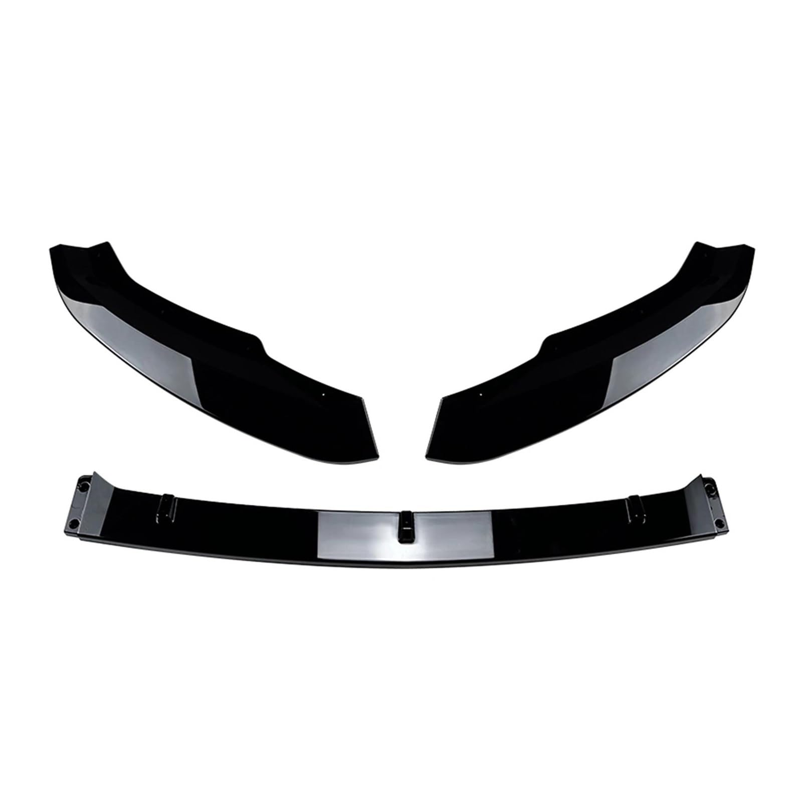 Frontspoiler Für VW Für Skoda Für Superb B8 2016 Bis 2019 Auto Front Stoßstange Lip Spoiler Untere Klinge Splitter Body Kit ABS Glanz Schwarz Carbon Faser Spoilerlippe(Gloss Black) von ODKBFG