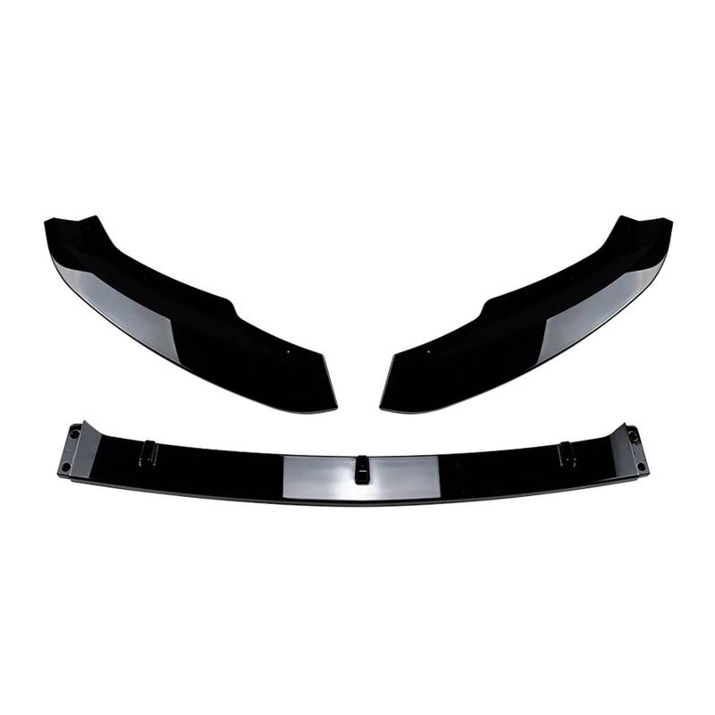 Frontspoiler Für VW Für Skoda Für Superb B8 2016 Bis 2019 Auto Front Stoßstange Lip Spoiler Untere Klinge Splitter Body Kit ABS Glanz Schwarz Carbon Faser Spoilerlippe(Gloss Black) von ODKBFG