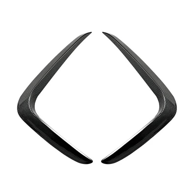 Frontspoiler Für X3 X4 G01 G02 Sport 2018-2021Auto Front Stoßstange Splitter Seite Spoiler Air Vent Wind Messer Körper Kits Spoilerlippe(Carbon Look) von ODKBFG