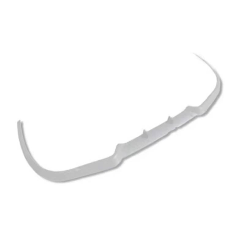 Frontspoiler Universal 3 Stücke Körper Kit Sport Tuning Schutz Für VW Für Polo 9N Für Cupra R Front Spoiler Front STOßSTANGE Lip Spoiler Lippe Spoilerlippe(Weiß) von ODKBFG