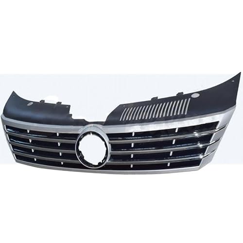 Kühler Auto Center Grille Front Stoßstange Honig Mesh Grill Kühlergrills Für VW Für Passat CC 2013-2017 Schwarz Silber Grill(Argent) von ODKBFG