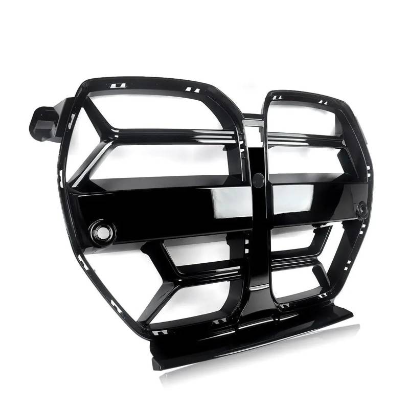 Kühler Auto-Frontstoßstangengitter Im Carbonfaser-Stil, Glänzend, Schwarzer Haubengrill Acc Für G80 G81 M3 G82 G83 M4 2021 2022 2023 Grill(Glossy Black) von ODKBFG