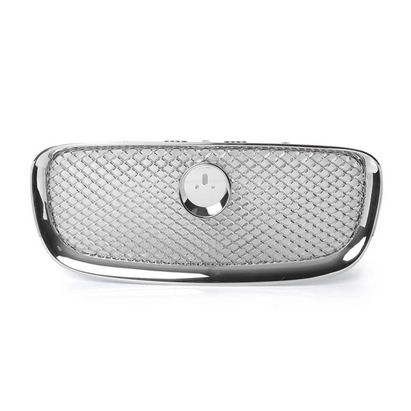 Kühler Frontgrill Mittelteil Styling Oberer Grill Für Jaguar X260 XF Für XF-R 2012 2013 2014 2015 Mit Abzeichen 2012-2015 Autozubehör Grill(C Grille) von ODKBFG