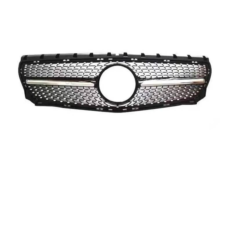 Kühler Frontgrill Racing Stoßstange Grill Styling Dekoration Haube Mesh Upgrade Ersatzteil Für Benz B Klasse W246 2012-2019 Grill(12-14 D Black) von ODKBFG