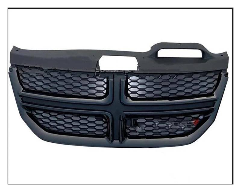 Kühler Frontgrill Stoßstange Kühlergrill Oberer Kühlergrill Schwarz Für Dodge Für Journey 2009-2016 10 11 12 13 14 2015 Grill(B) von ODKBFG