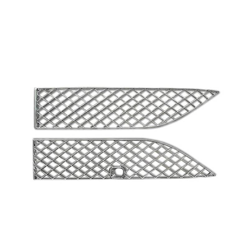 Kühler Frontstoßstangengrill Kühlergrill Mit Acc 36A807675L 36A807676E Silber Schwarz Auto-Styling Für Bentley Für Bentayga 2021-2022 Grill(Silver Acc) von ODKBFG