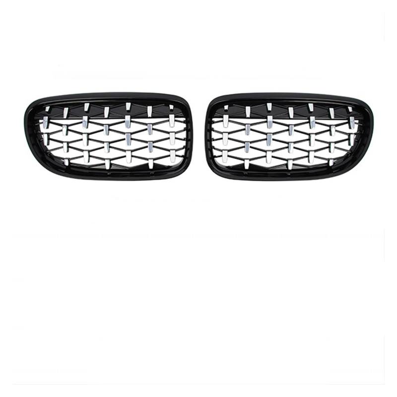 Kühler Für 3er E92 E93 M3 2Türer 2006-2009/2010-2013 Auto-Tuning-Zubehör Front Nierengrills Kühlergrill Sport Grill(10-13 GBlack Silver) von ODKBFG