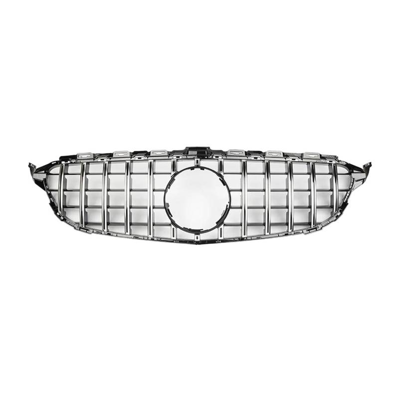 Kühler Für Benz C W205 C205 S205 2015-2018 C180 C200 C250 C260 C300 Mesh Frontgrill Racing Grill Diamant Stil Grill(Style 1) von ODKBFG