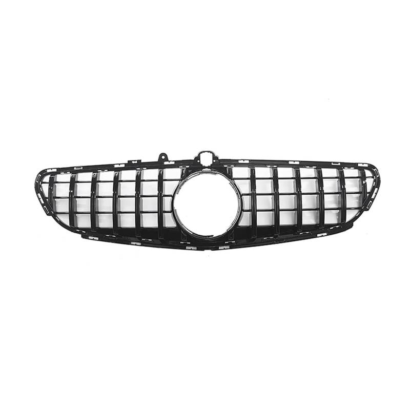 Kühler Für Benz C218 W218 CLS63 Für AMG 2015-2017 Nur GT Stil Silber/Schwarz Auto Obere Stoßstange Haube Mesh Grid Front Kühlergrill Grill(Schwarz) von ODKBFG