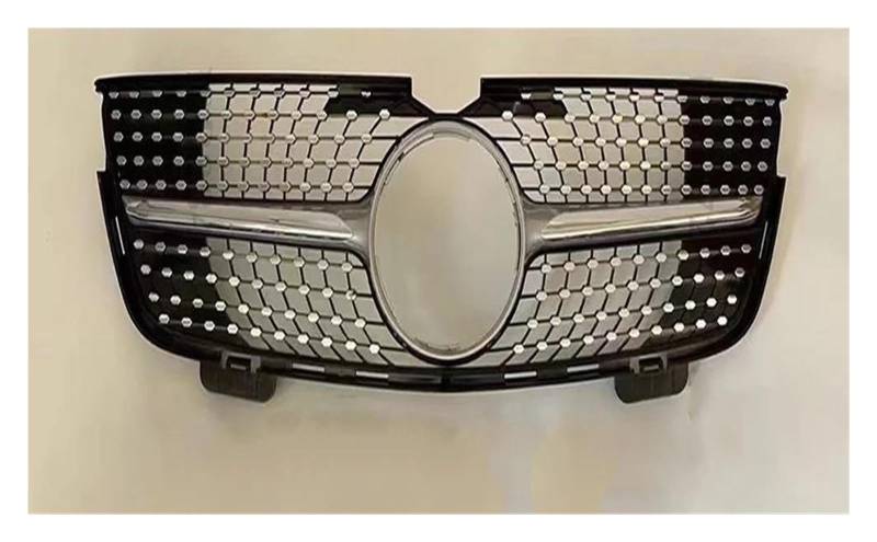 Kühler Für Benz GL X164 2005-2012 GL320 GL350 GL450 GL550 GL500 Tuning GT Diamant Front Kühlergrill Stoßstange Grill Gitter Mesh Grill(05-09 D Silver) von ODKBFG
