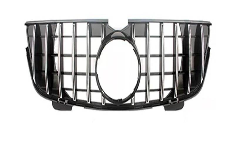 Kühler Für Benz GL X164 2005-2012 GL320 GL350 GL450 GL550 GL500 Tuning GT Diamant Front Kühlergrill Stoßstange Grill Gitter Mesh Grill(05-09 G Silvery) von ODKBFG